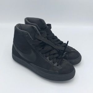 Nike Womens Blazer High suade Black 317808-003